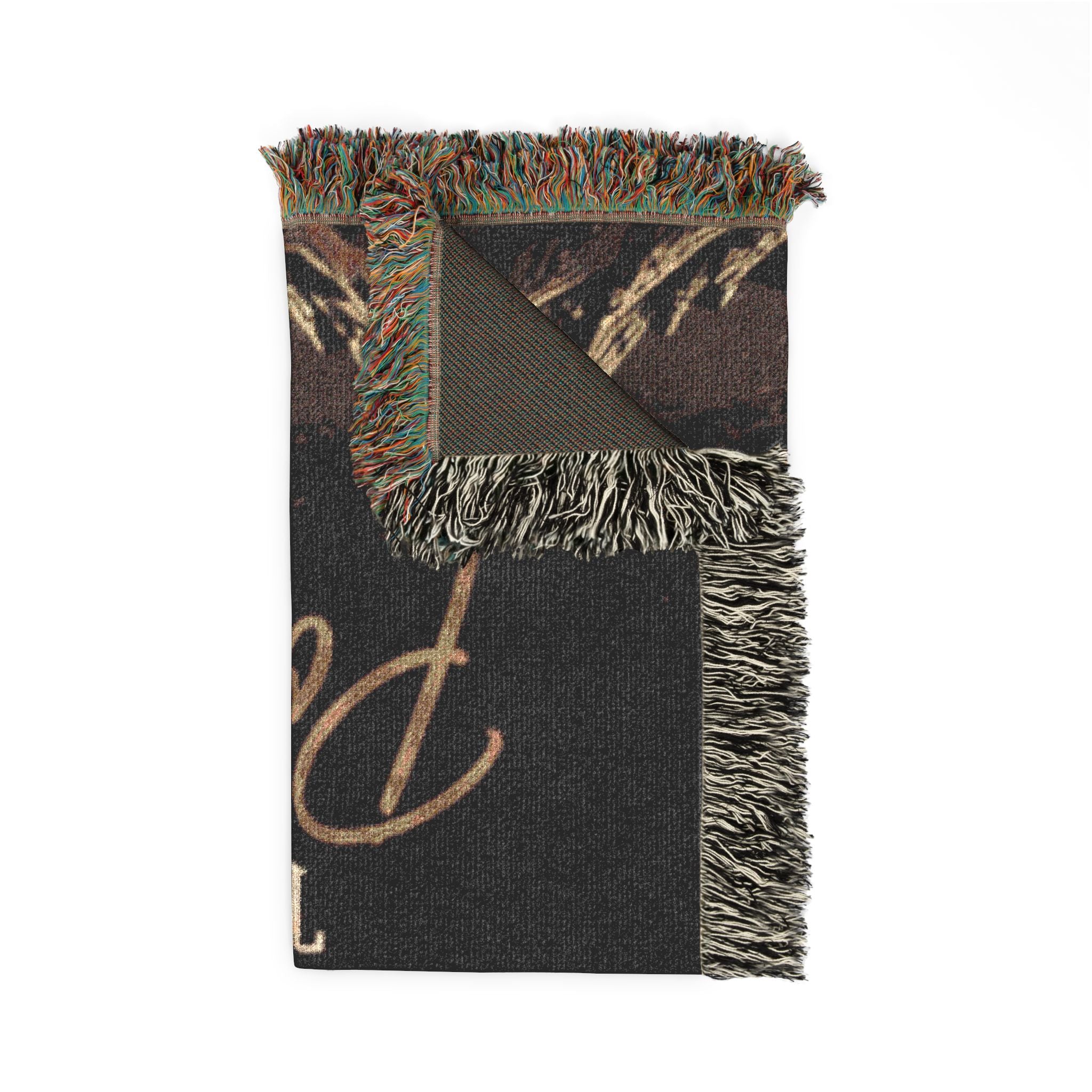 Faith Makes All Things Possible Woven Blanket