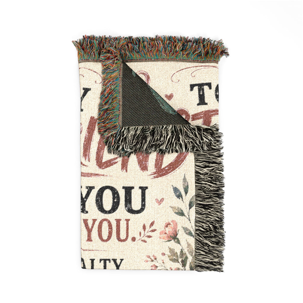 To My Best Friend Woven Blanket | Friendship Gift Throw Blanket | Best Friend Keepsake