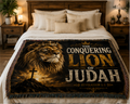 Lion of Judah Woven Blanket