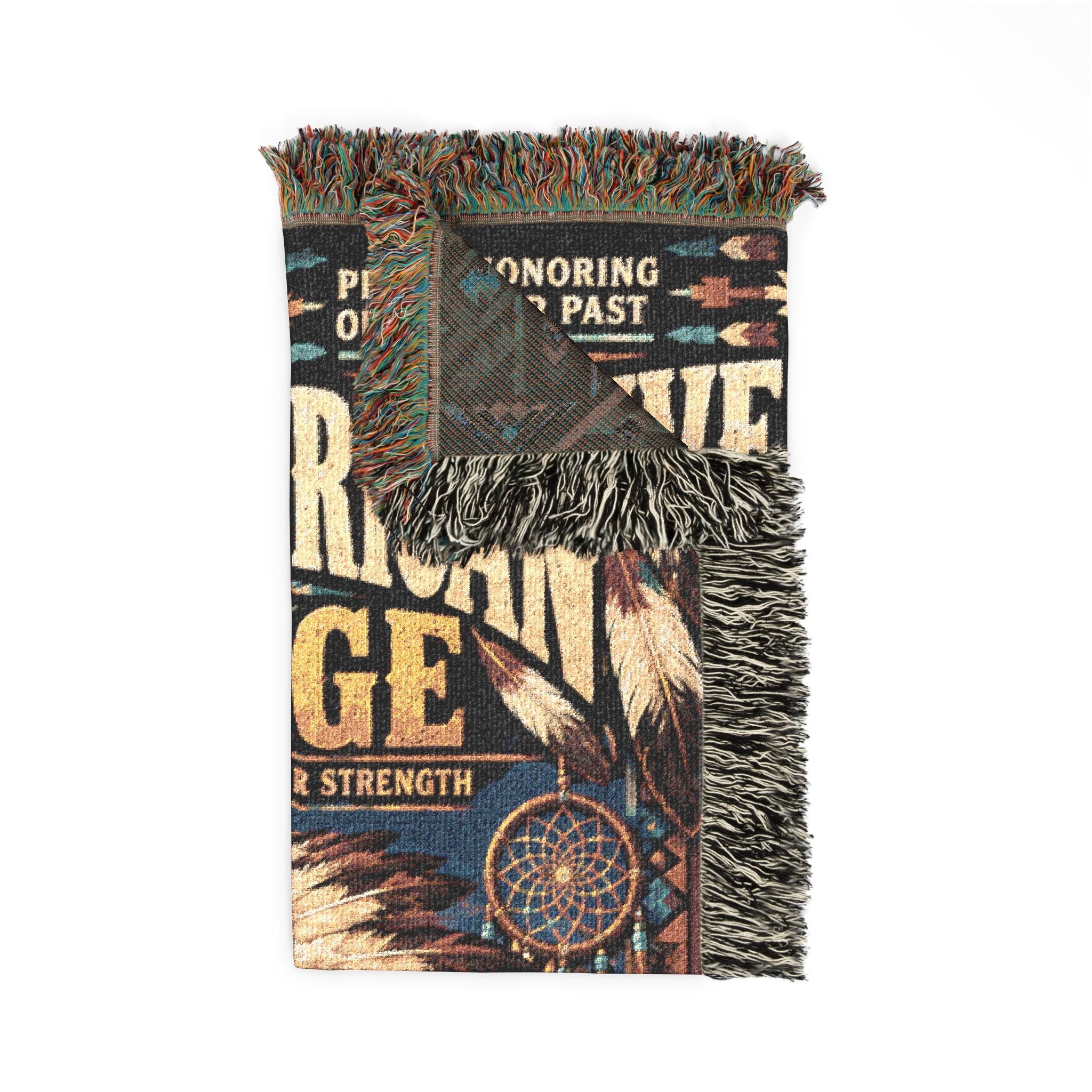 Native American Heritage Woven Blanket