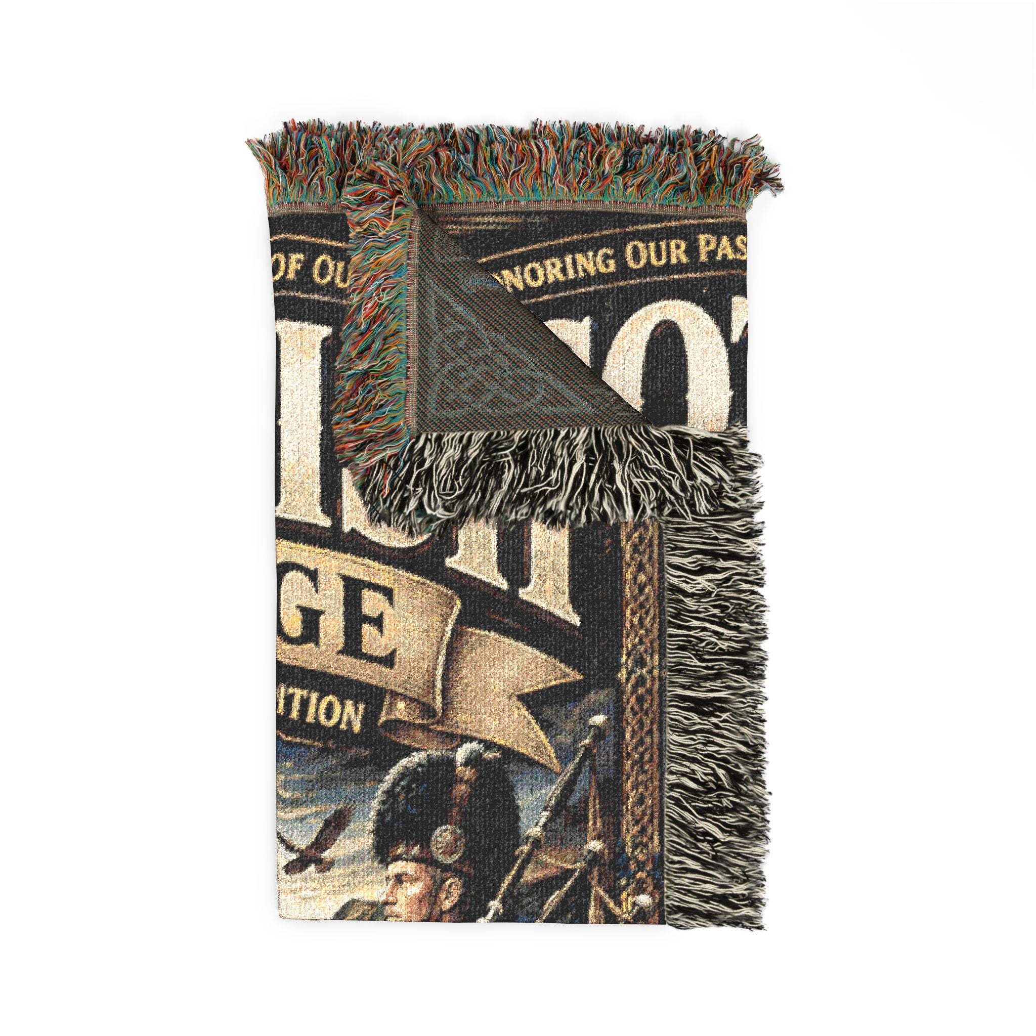 Scottish Heritage Woven Blanket | Culture, Pride & Tradition | Premium Cotton Throw