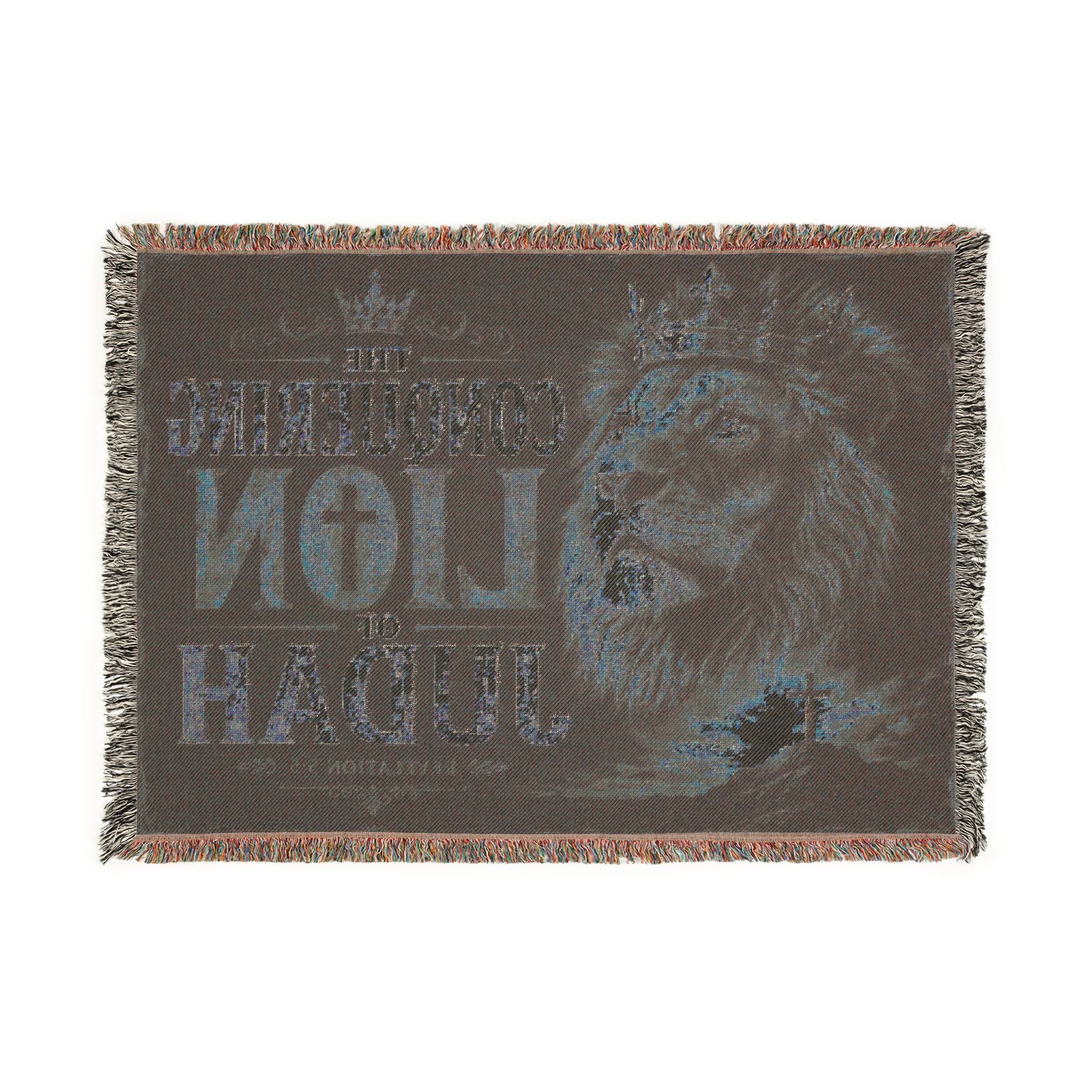 Lion of Judah Woven Blanket