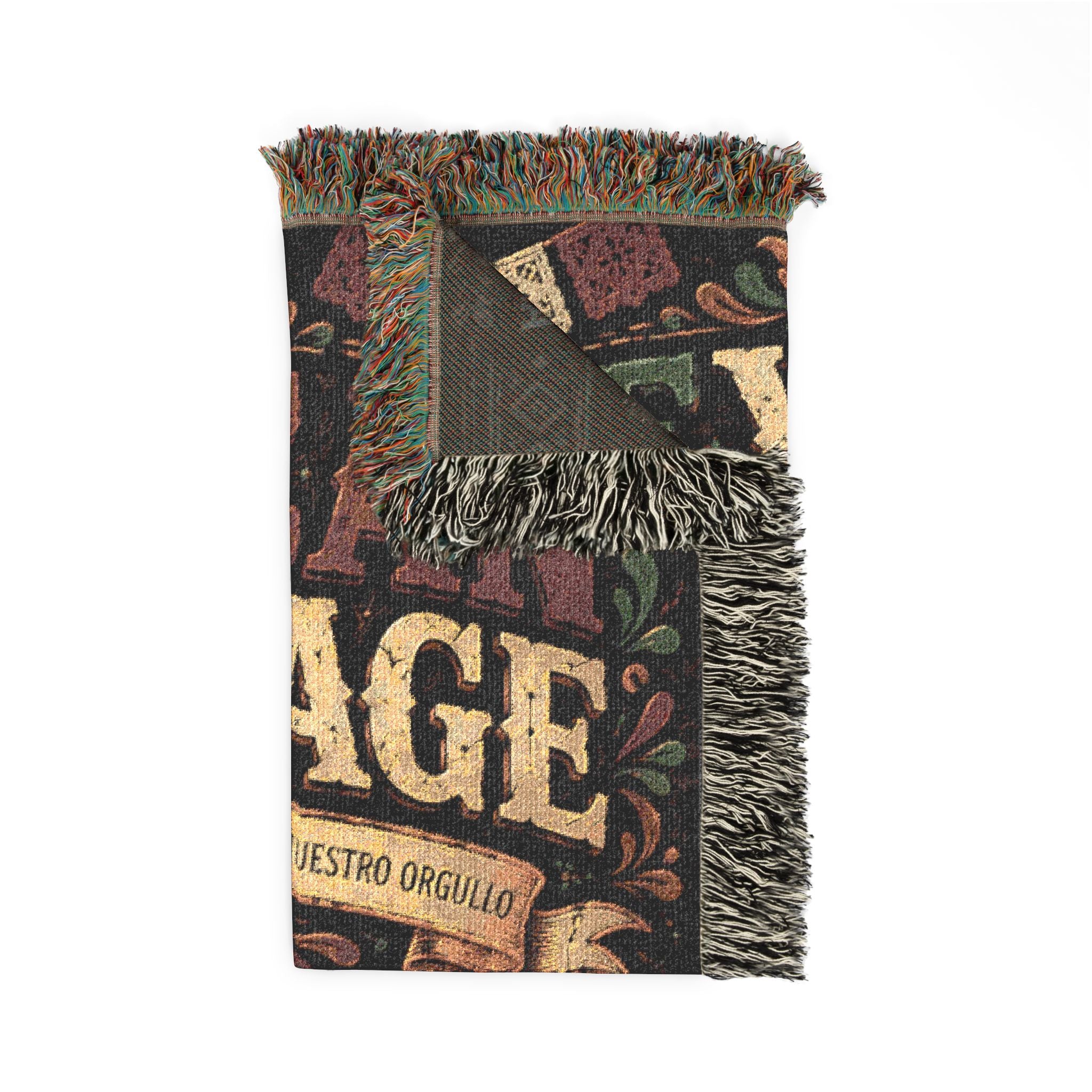 Mexican Heritage Woven Blanket | Mexican Culture Throw Blanket | Fiesta Home Décor | Heritage Wall Tapestry | Cultural Gift